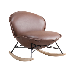 Corolla Leather Rocking Chair
