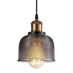 Tory Amber Glass Modern Pendant Lamp-1